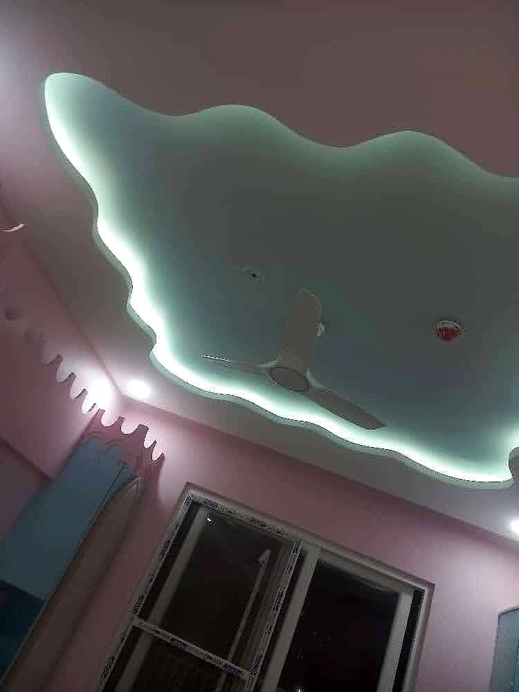 Pink Cloud Ceiling Closeup from an Abya completed interior project